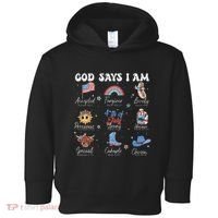 God Says I Am Funny July 4th Bible Verse Christian Toddler Hoodie thumb 0