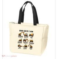 God Says I Am... Construction Trucks Bible Verses Tote Bag thumb 3