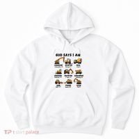 God Says I Am... Construction Trucks Bible Verses Hoodie thumb 0