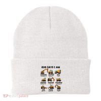 God Says I Am... Construction Trucks Bible Verses Beanie thumb 0