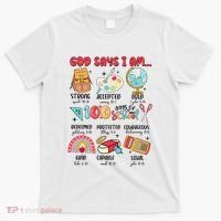 God Says I Am 100 Days Of School T-Shirt thumb 0