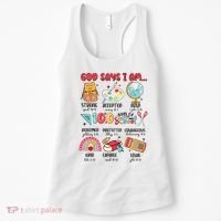 God Says I Am 100 Days Of School Women's Tank Top thumb 0