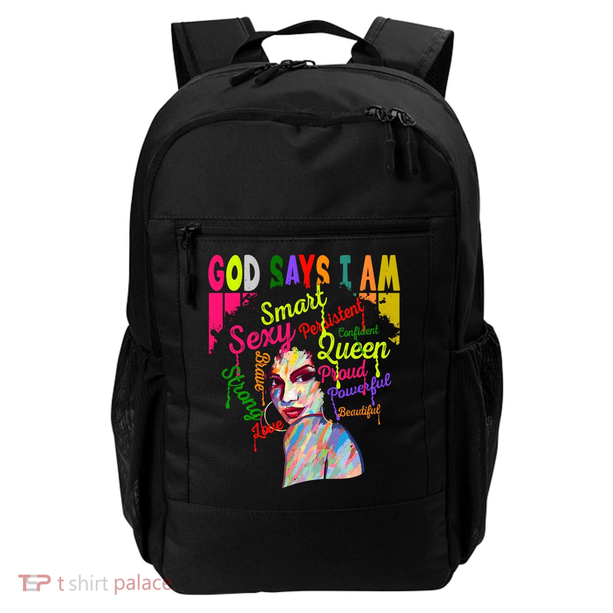 God Says I Am Juneteenth Black Black History Month Blm Funny Gift Backpack