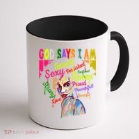 God Says I Am Juneteenth Black Black History Month Blm Funny Gift Coffee Mug thumb 1