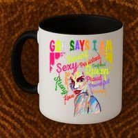 God Says I Am Juneteenth Black Black History Month Blm Funny Gift Coffee Mug thumb 2