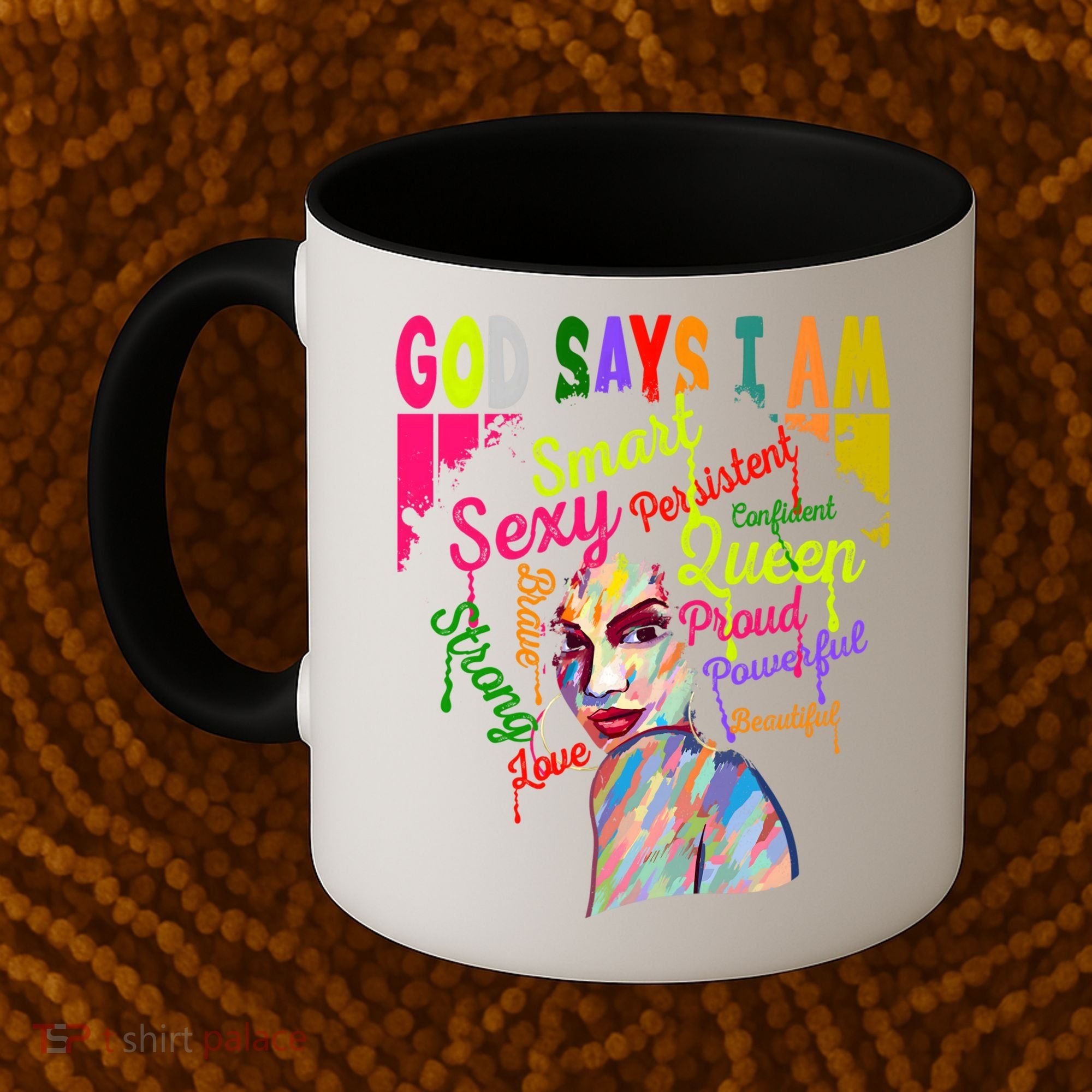 God Says I Am Juneteenth Black Black History Month Blm Funny Gift Coffee Mug