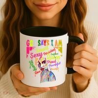 God Says I Am Juneteenth Black Black History Month Blm Funny Gift Coffee Mug thumb 3