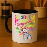 God Says I Am Juneteenth Black Black History Month Blm Funny Gift Coffee Mug thumb 4