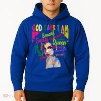 God Says I Am Juneteenth Black Black History Month Blm Funny Gift Hoodie thumb 2