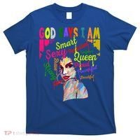 God Says I Am Juneteenth Black Black History Month Blm Funny Gift T-Shirt thumb 0