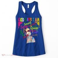 God Says I Am Juneteenth Black Black History Month Blm Funny Gift Women's Tank Top thumb 0