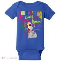 God Says I Am Juneteenth Black Black History Month Blm Funny Gift Baby Bodysuit thumb 0