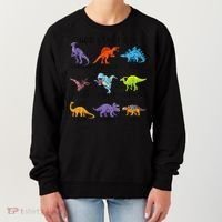 God Says I Am Funny Dinosaur Bible Verse Christian Women's Sweatshirt thumb 0