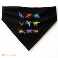 God Says I Am Funny Dinosaur Bible Verse Christian USA-Made Doggie Bandana thumb 0