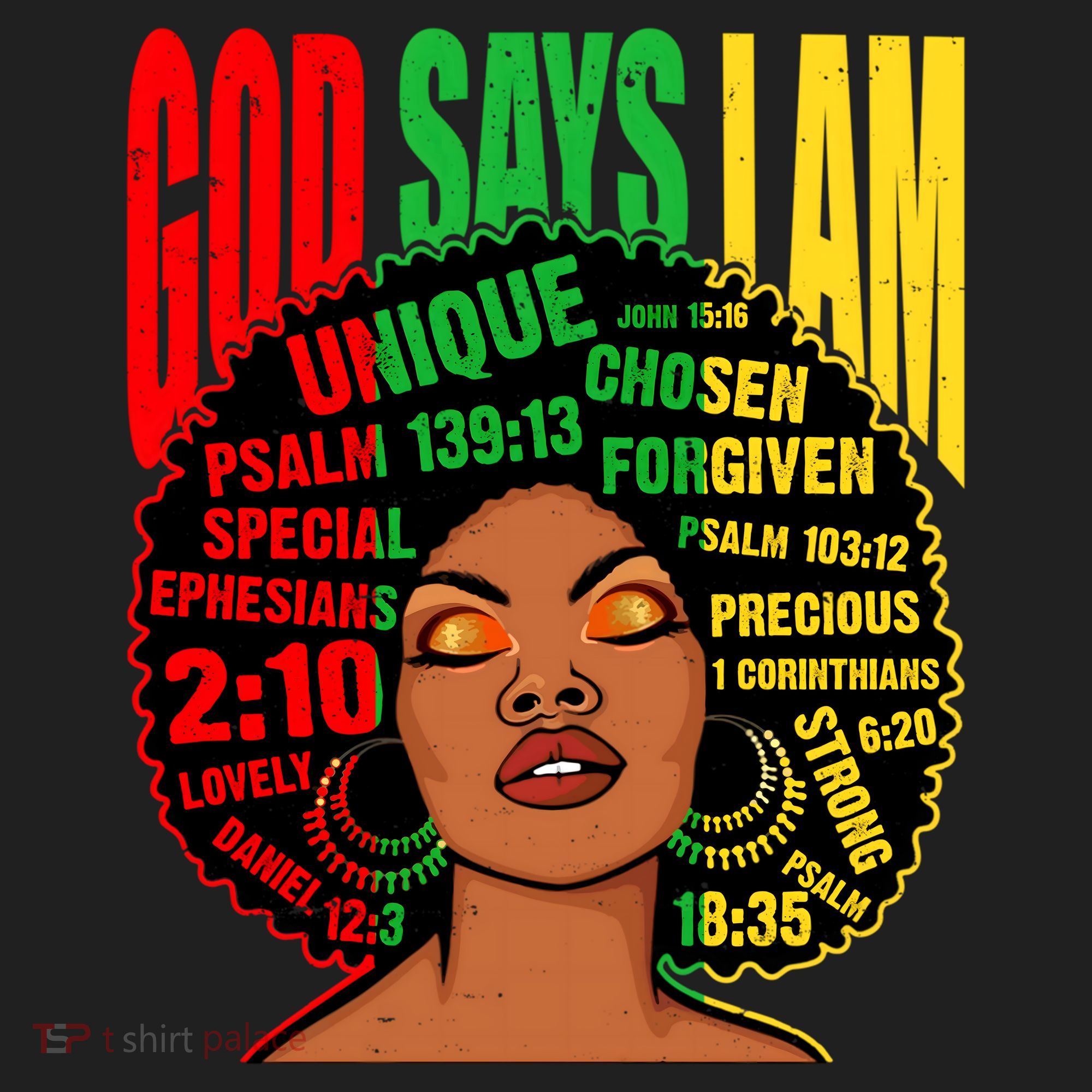 God Says I Am Melanin Black Black History Juneteenth Gift Beanie