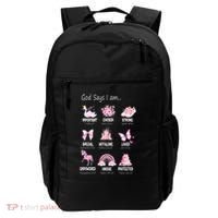God Says I Am Princess Lovers Bible Christian Backpack thumb 0