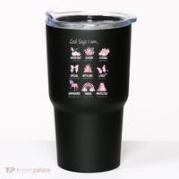 God Says I Am Princess Lovers Bible Christian Tumbler thumb 0