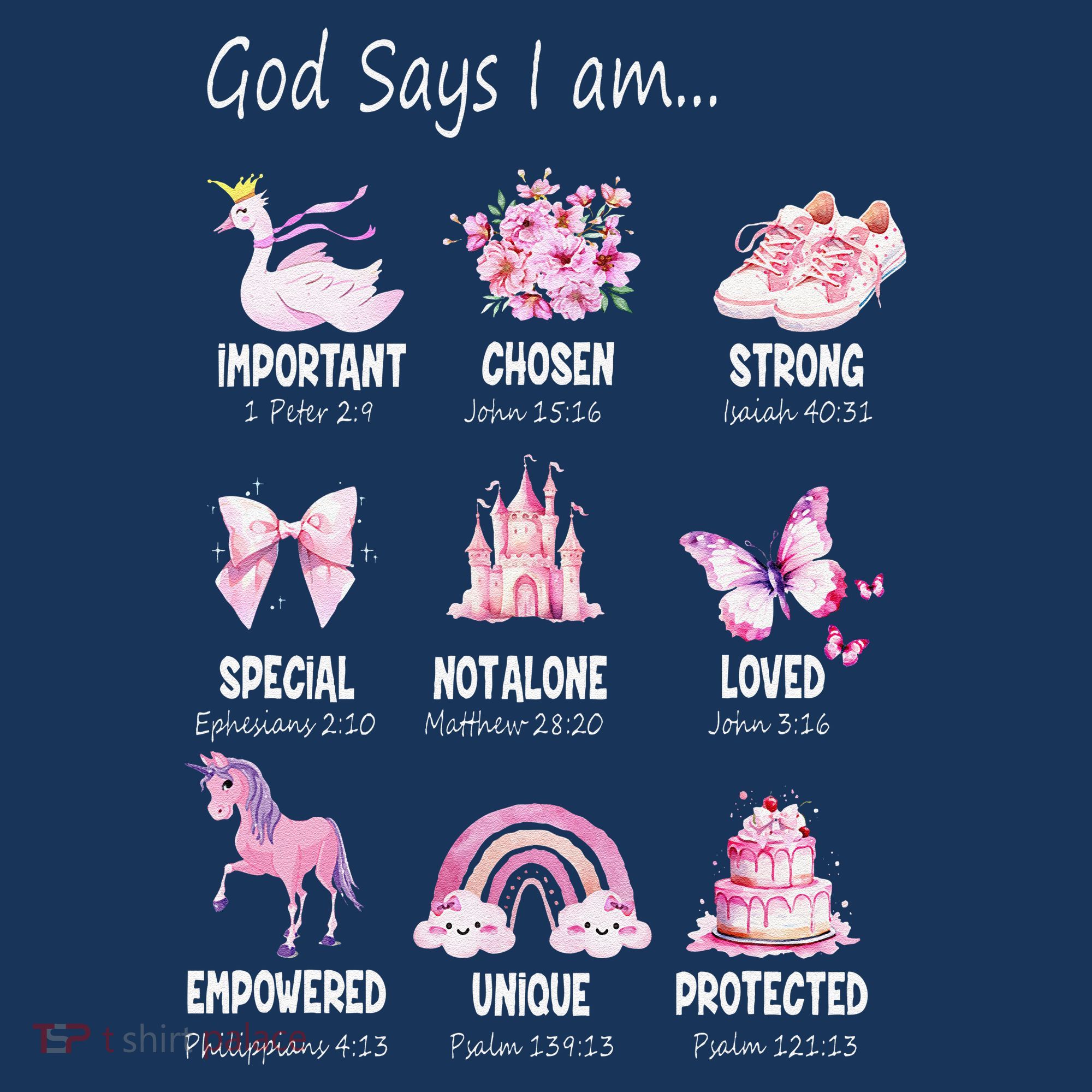God Says I Am Princess Lovers Bible Christian Long Sleeve Shirt