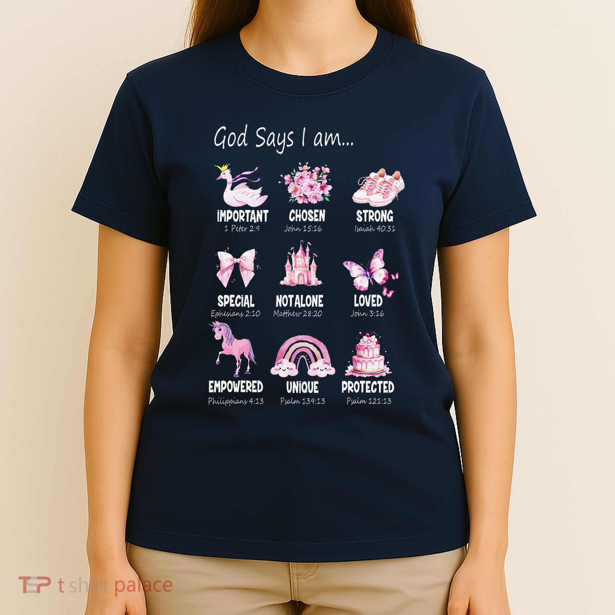 God Says I Am Princess Lovers Bible Christian T-Shirt