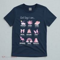 God Says I Am Princess Lovers Bible Christian T-Shirt thumb 5
