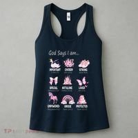 God Says I Am Princess Lovers Bible Christian Women's Tank Top thumb 3