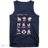 God Says I Am Princess Lovers Bible Christian Tank Top thumb 0