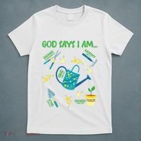 God Says I Am Gardening Lover Women Christian T-Shirt thumb 5