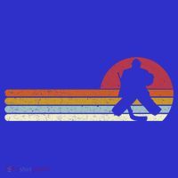 Goalie Sunset Ice Hockey Goalkeeper Gift Coaster thumb 2