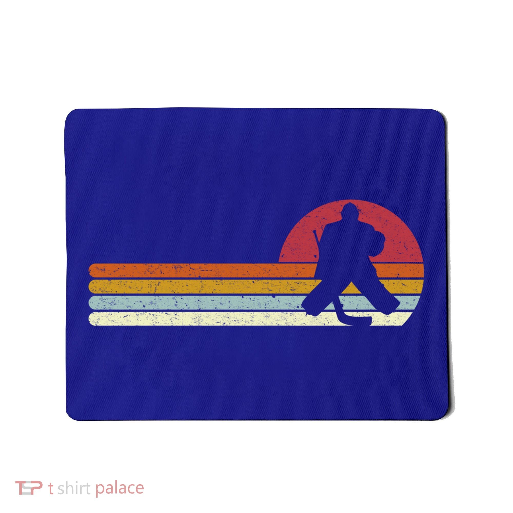 Goalie Sunset Ice Hockey Goalkeeper Gift Mousepad