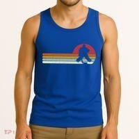 Goalie Sunset Ice Hockey Goalkeeper Gift Tank Top thumb 3
