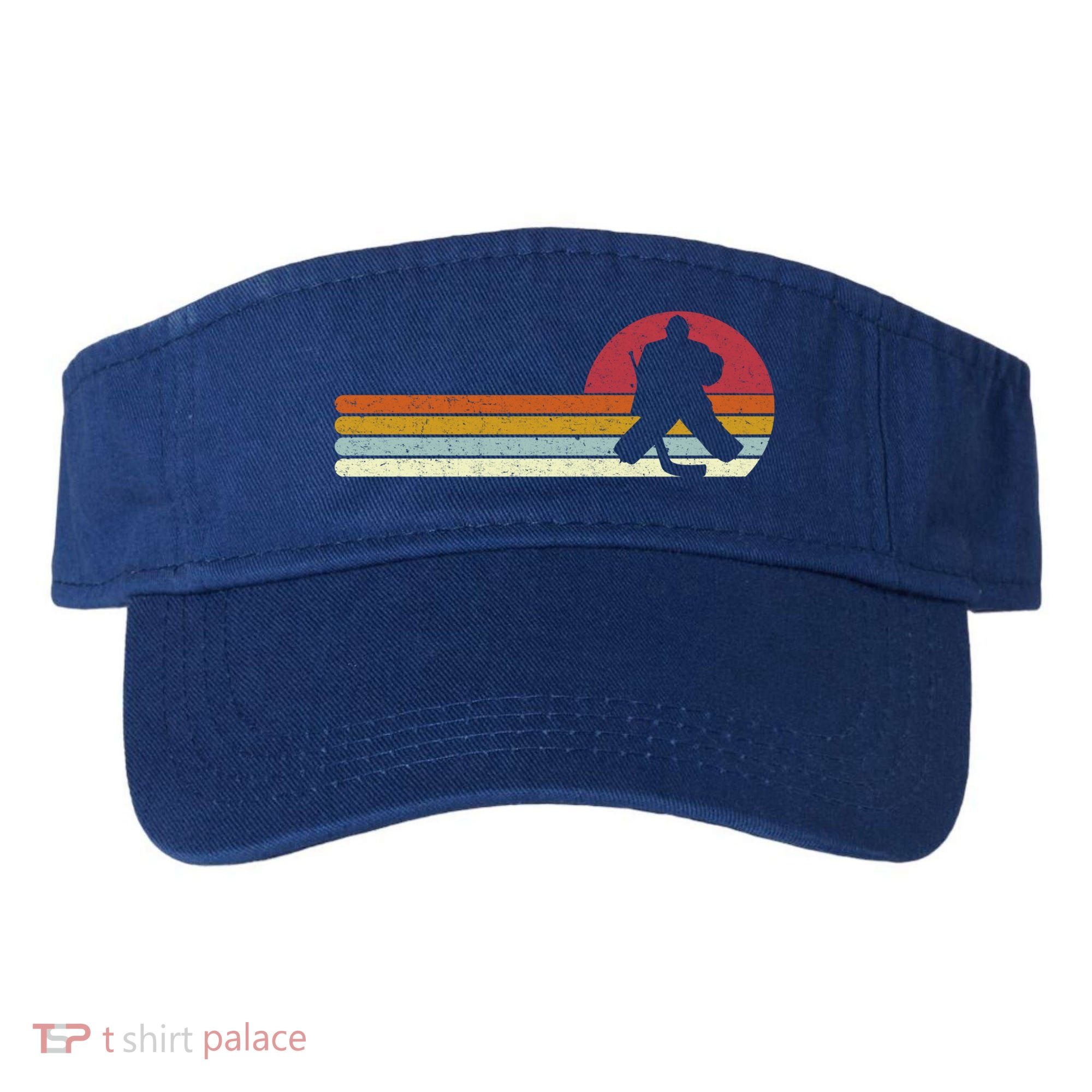 Goalie Sunset Ice Hockey Goalkeeper Gift Visor
