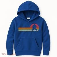 Goalie Sunset Ice Hockey Goalkeeper Gift Kids Hoodie thumb 0