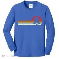 Goalie Sunset Ice Hockey Goalkeeper Gift Kids Long Sleeve Shirt thumb 0