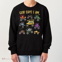 God Says I Am Construction Bible Verse Truck Women's Sweatshirt thumb 0