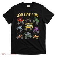 God Says I Am Construction Bible Verse Truck T-Shirt thumb 0