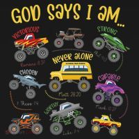 God Says I Am Construction Bible Verse Truck Women's Tank Top thumb 5