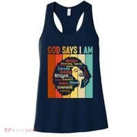 God Says I Am Black Woman Stylish Afro Women's Tank Top thumb 0