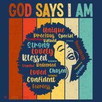 God Says I Am Black Woman Stylish Afro Women's Tank Top thumb 5