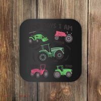 God Says I Am Tractor Lover Christian Coaster thumb 0