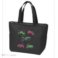 God Says I Am Tractor Lover Christian Tote Bag thumb 3
