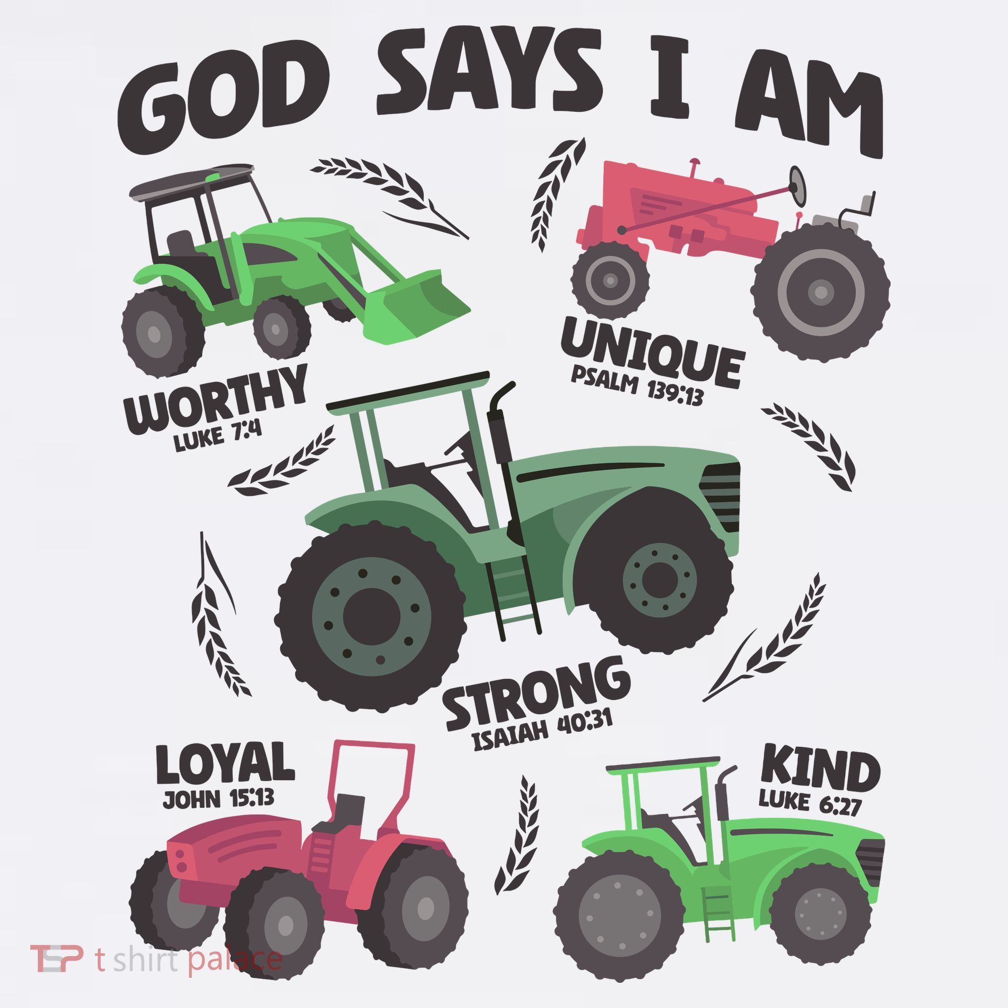God Says I Am Tractor Lover Christian Women's Hoodie