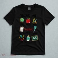 God Says I Am Teacher T-Shirt thumb 5