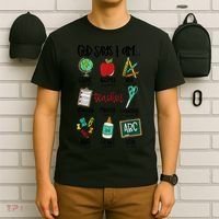 God Says I Am Teacher T-Shirt thumb 6