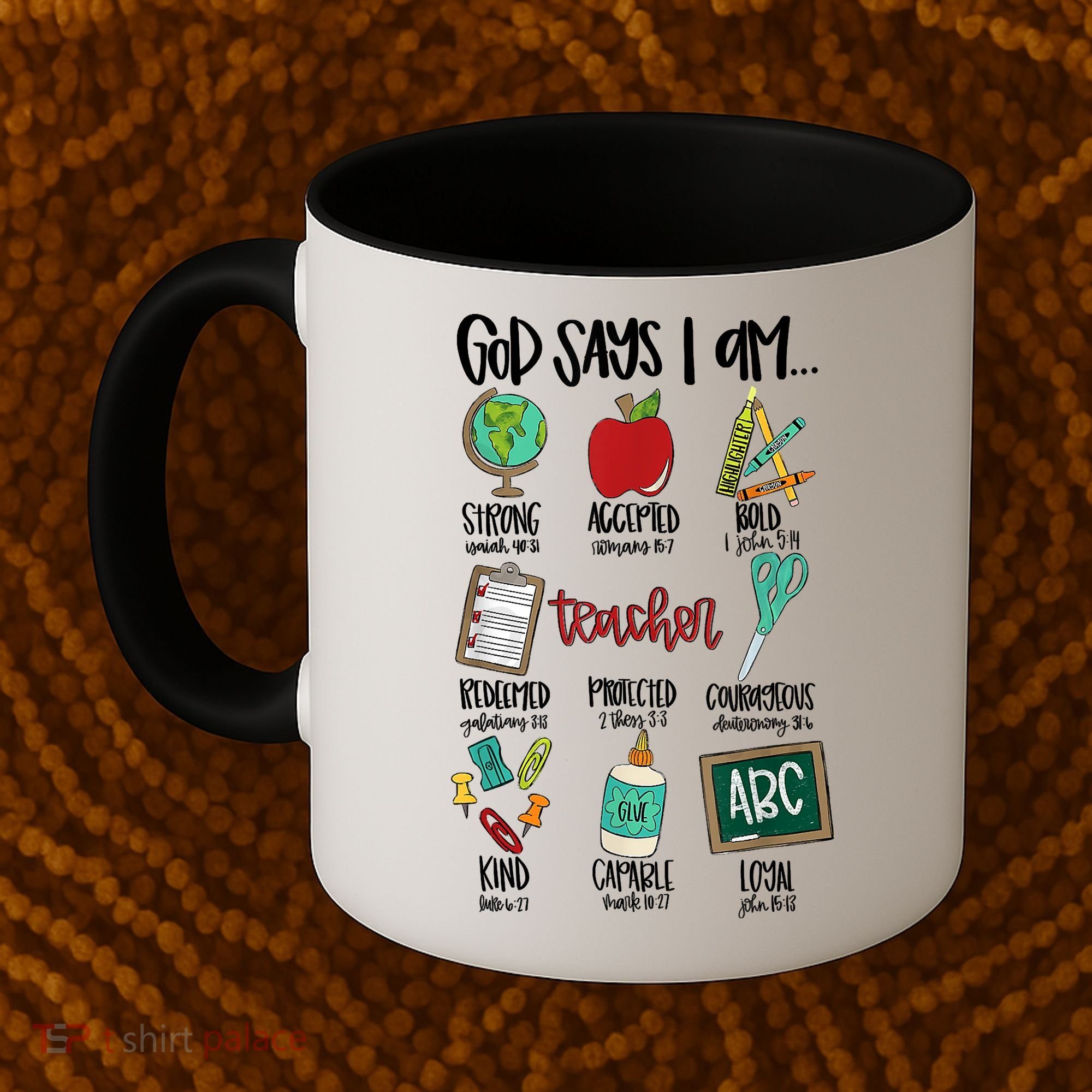 God Says I Am Teacher Coffee Mug