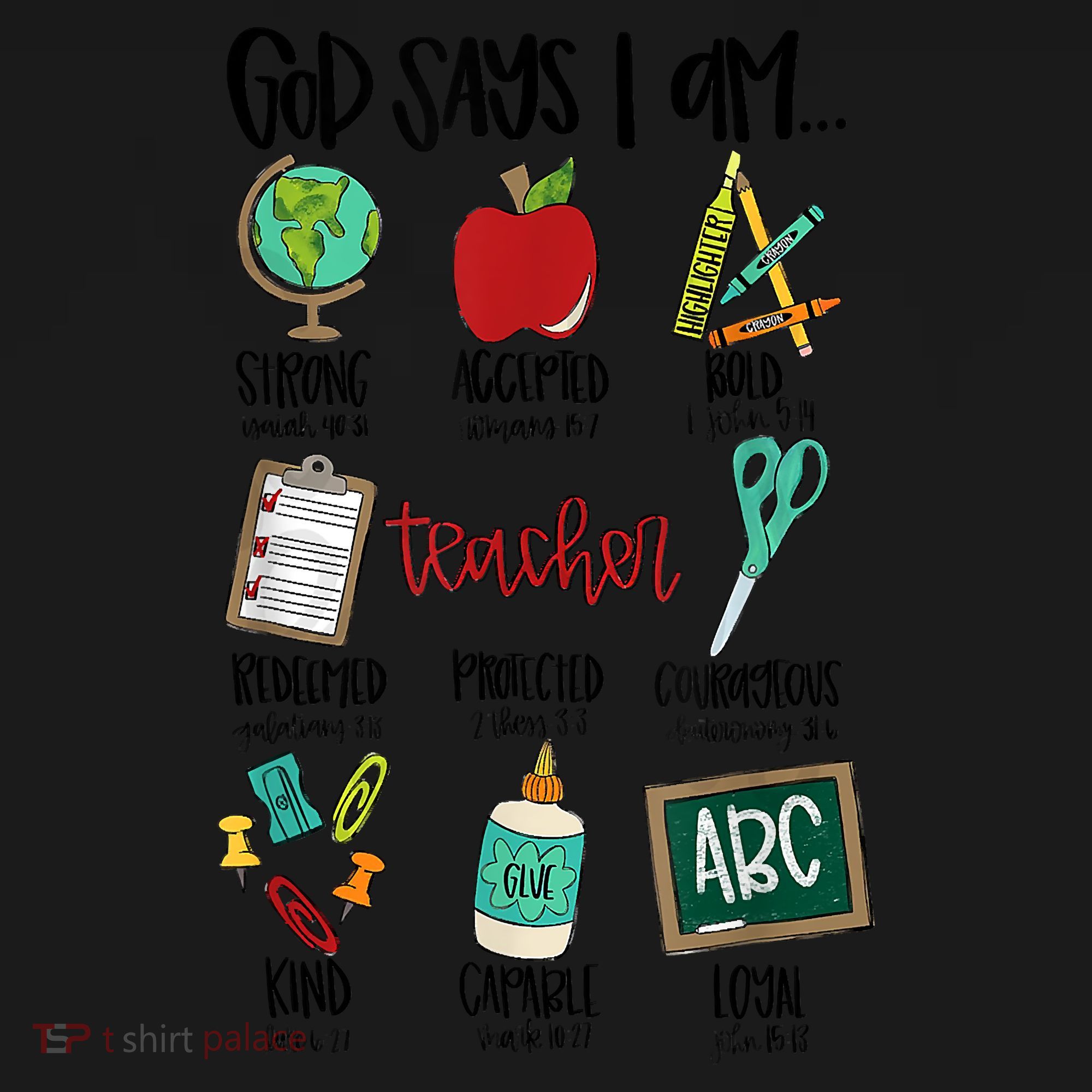 God Says I Am Teacher Coaster