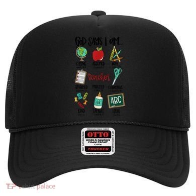 God Says I Am Teacher Hat