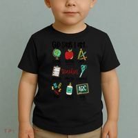 God Says I Am Teacher Toddler T-Shirt thumb 2
