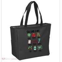 God Says I Am Teacher Tote Bag thumb 2