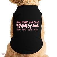 God Says I Am Coquette Doggie Tank thumb 0