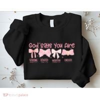 God Says I Am Coquette Sweatshirt thumb 2